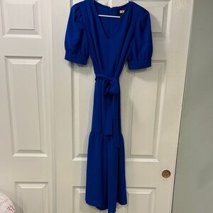 DKNY Royal Blue Midi Dress